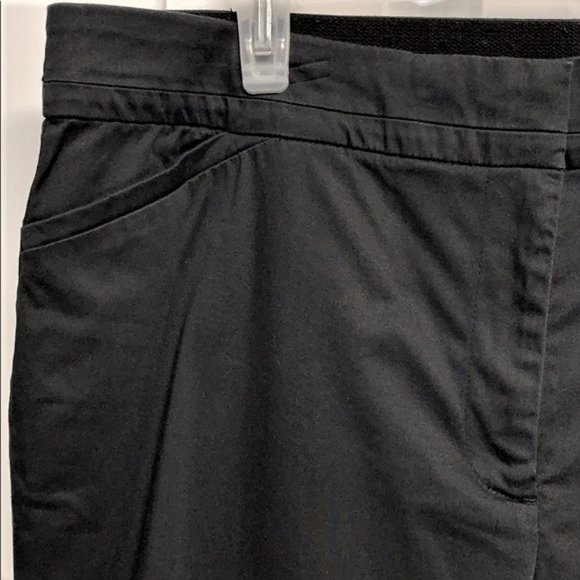 Counterparts Black 4 Pocket Cotton Stretch High Rise Crop Pants Size 16P - Picture 4 of 7